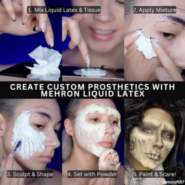 Mehron Liquid Latex - Clear 470 ml