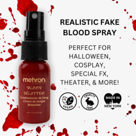 Mehron Blood Splatter Sprayflacon 30 ml