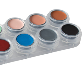Grimas Crème Make-up Lotuspalet L basiskleuren (12 x 2,5 ml)