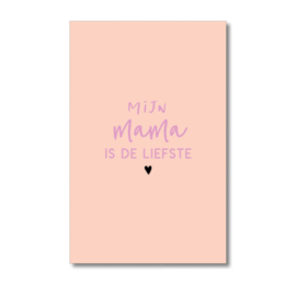 MIEKinvorm minikaart - Mijn mama is de liefste