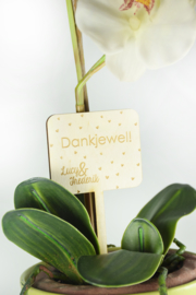 Planten label - groot - per stuk