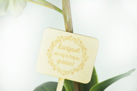 Plantenlabel groot