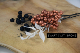 Houten hanger met droogbloemen - gepersonaliseerd