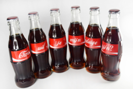 FLESJE Coca cola gepersonaliseerd - per 10 stuks