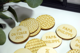 Houten memory spel - gepersonaliseerd