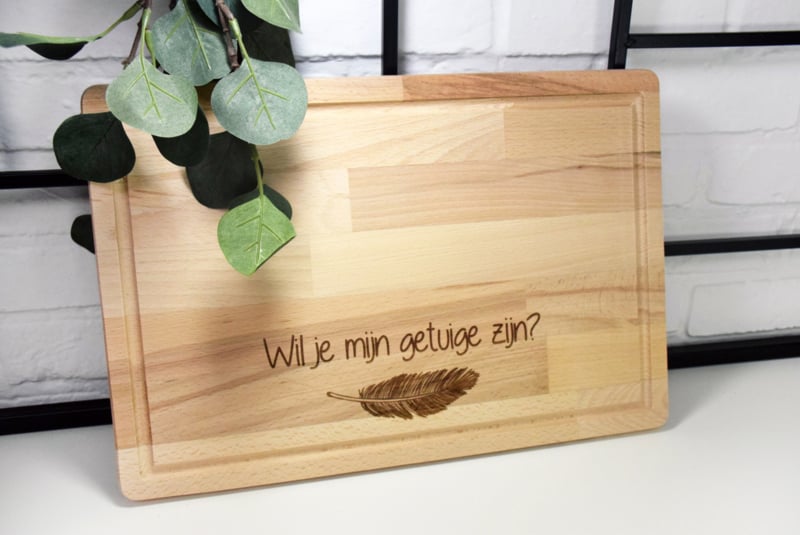 Fobie belofte hardop Snijplank hout - gegraveerd | Gegraveerd | Feest in een doosje