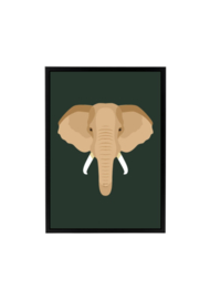 Poster jungle kamer - olifant