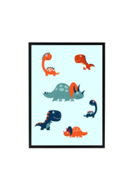 Dinosaurussen poster kinderkamer