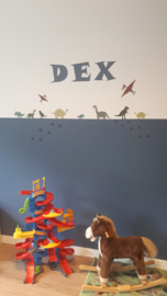 Dino stickers kinderkamer Dex