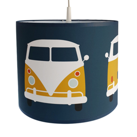 Lampen set - safari VW bus donkerblauw