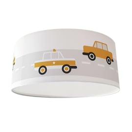 Kinderkamer plafondlamp voertuigen - oker