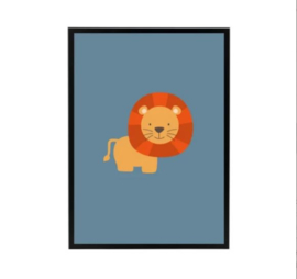 Poster kinderkamer - leeuw