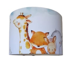 Lamp kiekeboe met lieve dieren - babykamer