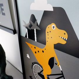 Poster Dino kamer - dinosaurus kinderkamer