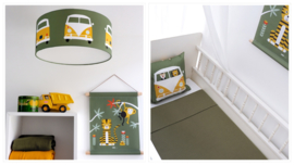 Babykamer aankleding en decoratie set - Jungle safari olijfgroen