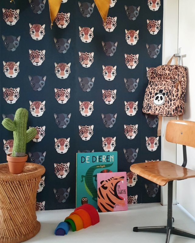 Jungle kamer behang Studio Ditte (Panthera donker)