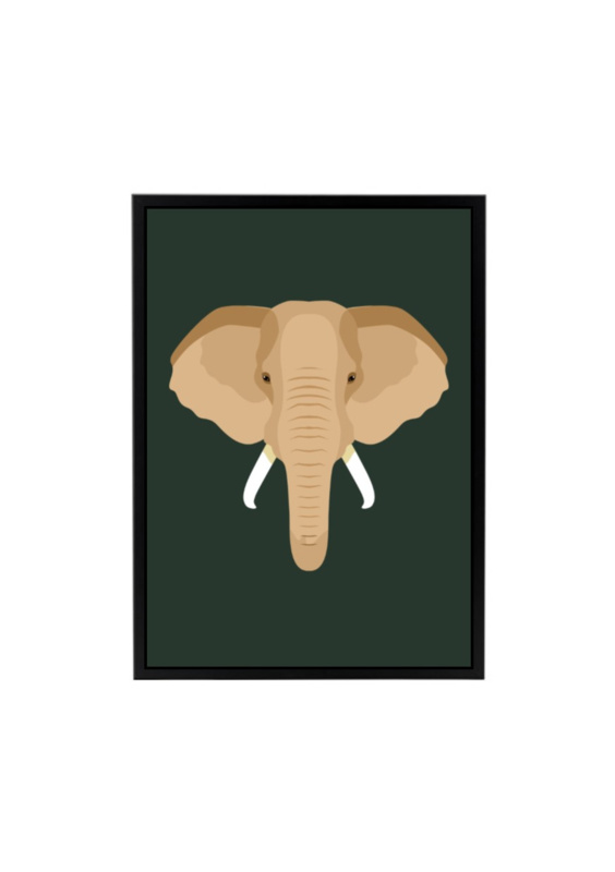 Poster jungle kamer - olifant