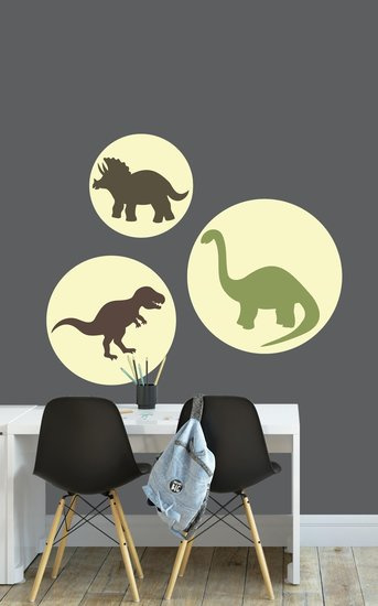 waterstof Harnas lichten Muursticker set kinderkamer - dino dinosaurussen | Muurstickers | De Kleine  Auto