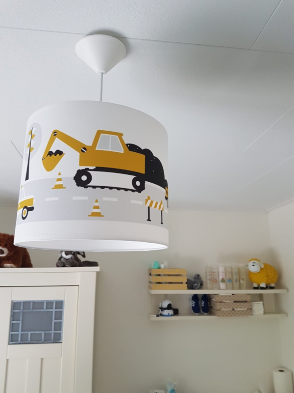 Lamp voertuigen babykamer Michelle Klantfoto's lampen De Kleine Auto