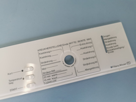 Bedieningsplaatje droger Miele T491 Gala A