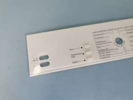 Bedieningsplaatje droger Miele T491 Gala A