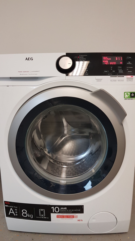 Omgaan muis De stad Wasmachine 8 kg Aeg 1600 T/m A+++-50% | Gebruikte witgoed apparaten |  T.W.O.Witgoed