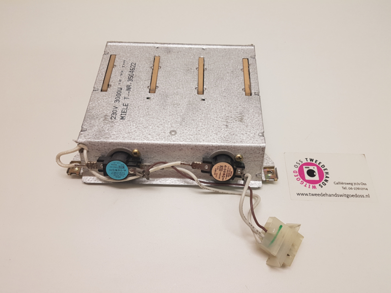 Verwarmingselement vaatwasser miele