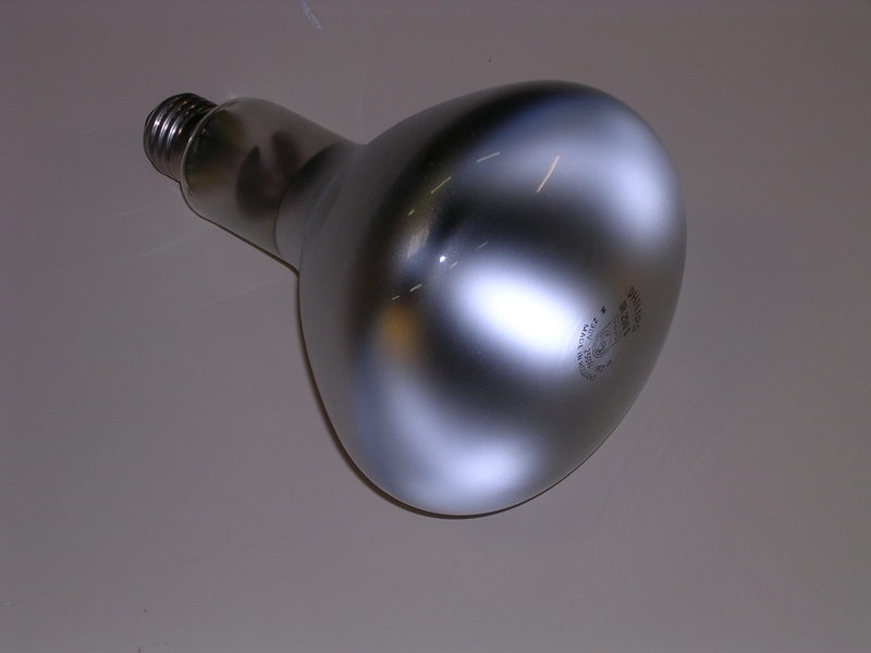 Solarium IR-lamp 250Watt    wit licht