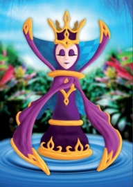10 x Ansichtkaart - Chess Queen