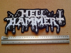 HELLHAMMER - WHITE LOGO