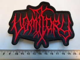 VOMITORY - RED NAME LOGO