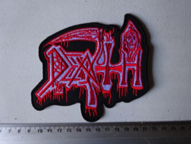 DEATH - WHITE/RED OLD LOGO