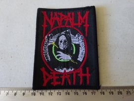NAPALM DEATH - RED LOGO ( ORIGINAL )