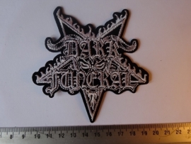 DARK FUNERAL - WHITE LOGO ( SHAPED )