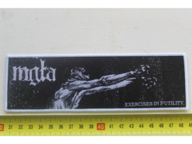 MGLA - EXERCISES IN FUTILITY ( WHITE BORDER ) WOVEN