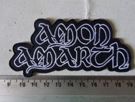 AMON AMARTH - WHITE NAME LOGO