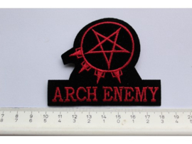 ARCH ENEMY - RED NAME LOGO + RED SYMBOL