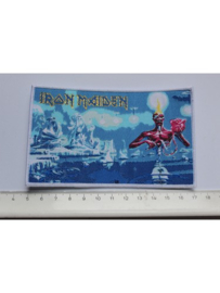 IRON MAIDEN - SEVENTH SON OF A SEVENTH SON ( WHITE BORDER ) WOVEN