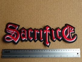 SACRIFICE - RED/WHITE LOGO