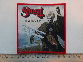 GHOST - MAJESTY ( RED BORDER ) WOVEN