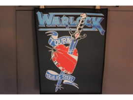 WARLOCK - TRUE AS STEEL ( TOUR '86 ) PRINT