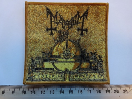 MAYHEM - ESOTERIC WARFARE ( BROWN BORDER ) WOVEN