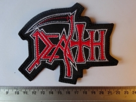DEATH - WHITE/RED LOGO