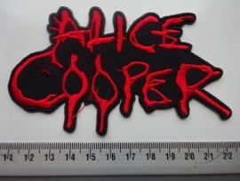 ALICE COOPER - SHAPED RED LOGO
