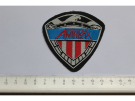 ANTHRAX - I AM THE LAW ( BLACK BORDER ) WOVEN DIFFERENT