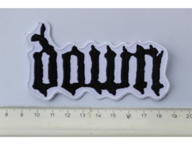 DOWN - WHITE/BLACK NAME LOGO