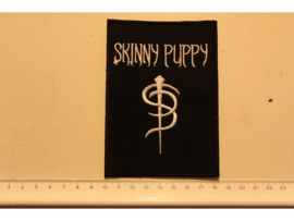 SKINNY PUPPY - WHITE NAME LOGO