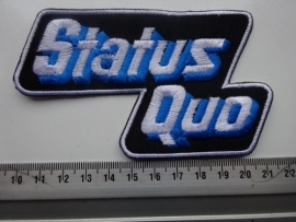 STATUS QUO - WHITE/BLUE LOGO