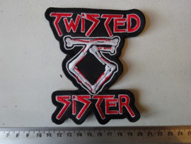 TWISTED SISTER - RED/WHITE LOGO + BONES ( DIFFERENT )