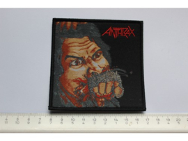 ANTHRAX - FISTFUL OF METAL ( BLACK BORDER ) WOVEN